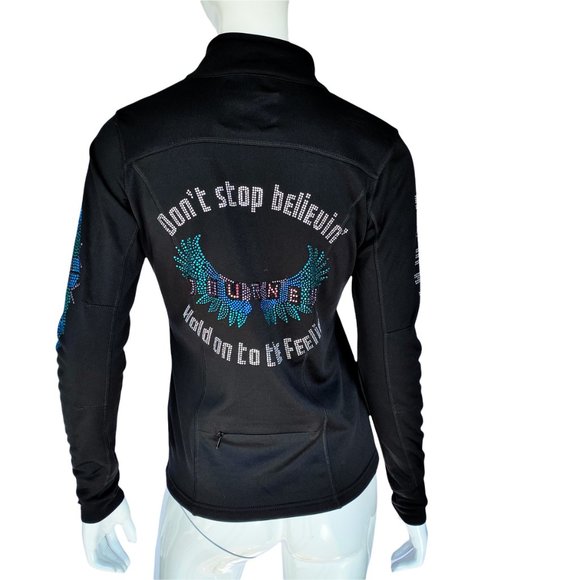 Journey - Don't Stop Believin' Rhinestone Athletic Jacket - Picture 6 of 6